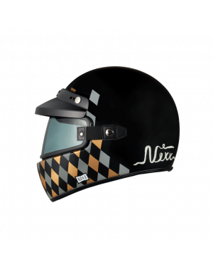 Nexx X.G100 Checkmate Black MT Full Face Motorcycle Helmet