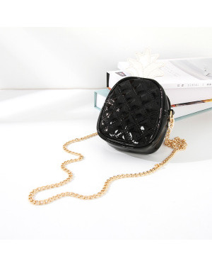 Ximi Vogue Life Lovely Pineapple-Shaped Crossbody Bag (Black)