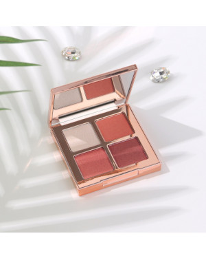 Ximi Vogue Life Multi-Effect 4-Color Eyeshadow 1#Peach Blossom