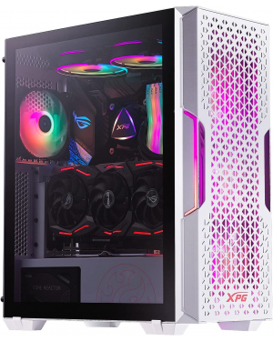 Xpg Starker Air WHCWW - Mid Tower Tempered Glass White Computer Case Gaming