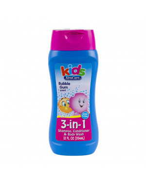 Xtra Care 3 in 1 Bubble Gum Baby Shampoo- 12oz