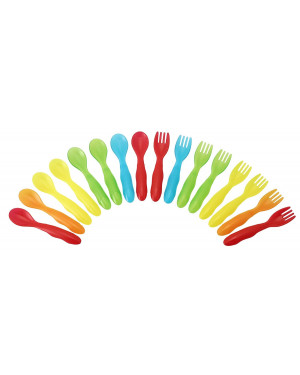 The First Years 16 Pc Take & Toss Toddler Flatware Y1184