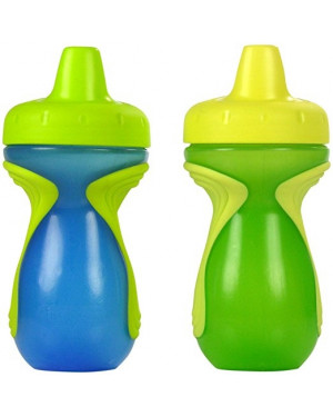 The First Years TFY 9 Oz. Gripper Sipper NonInsulated Spil-Proof Sippy Cups - 2pk Y4985