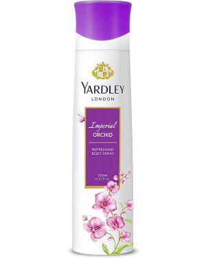 Yardley London Imperial Orchid Body Spray For Women, Enchanting Floral Fragrance, Long Lasting Scent, 150ml