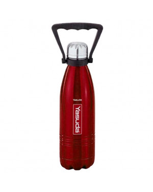 Yasuda Vacuum Flask (Cola Bottle) 1.8 Ltr YS-CB1800 Red