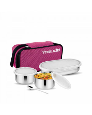 Yasuda Stainless Steel Lunch Box With Bag (YS-TB01 DISNEY)