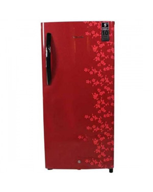 Yasuda Single Door Refrigerator Red Floral 200 Ltr YCDC200RF