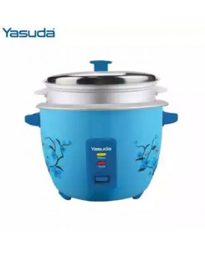 Yasuda 2.5 Litre Drum Rice Cooker with Steamer YS-2250C 