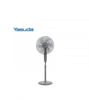 Yasuda Fan YS-ST860GR Grey 16'' Grey Stand Fan With Remote