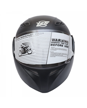 Yeti Helmets Cliff Black Model Single Visor Full Helmet (Washable)