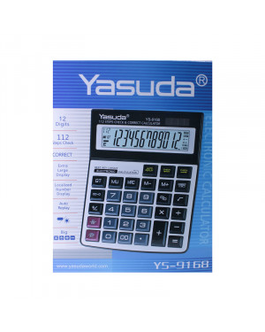 Yasuda 12 Digits Calculator YS-9168