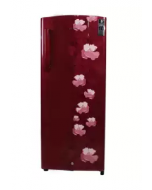 Yasuda Single Door Refrigerator 190 Ltr Red Floral YGDC190BR