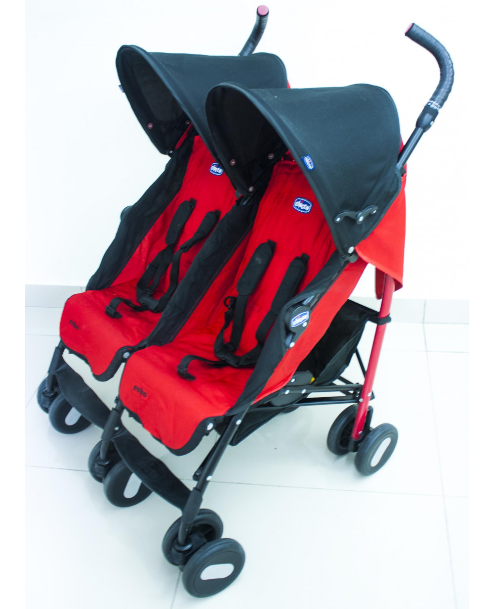 chicco echo stroller red