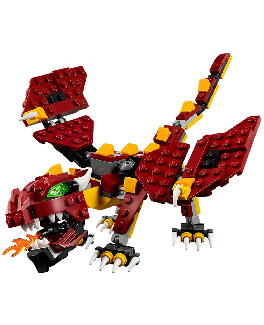 Lego 31073 Creator créatures mythiques Fire Breathing Dragon 1 en 3-Modèle Toy Set