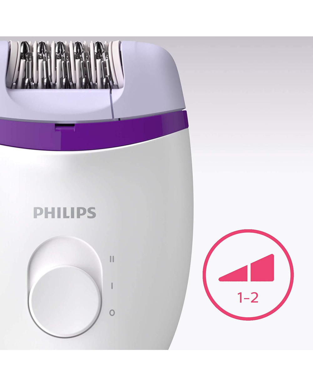 Philips BRE225/00 Satinelle Essential Corded Compact Epilator (Female  Depilation) - Epilators - Personal Care Appliances - Women