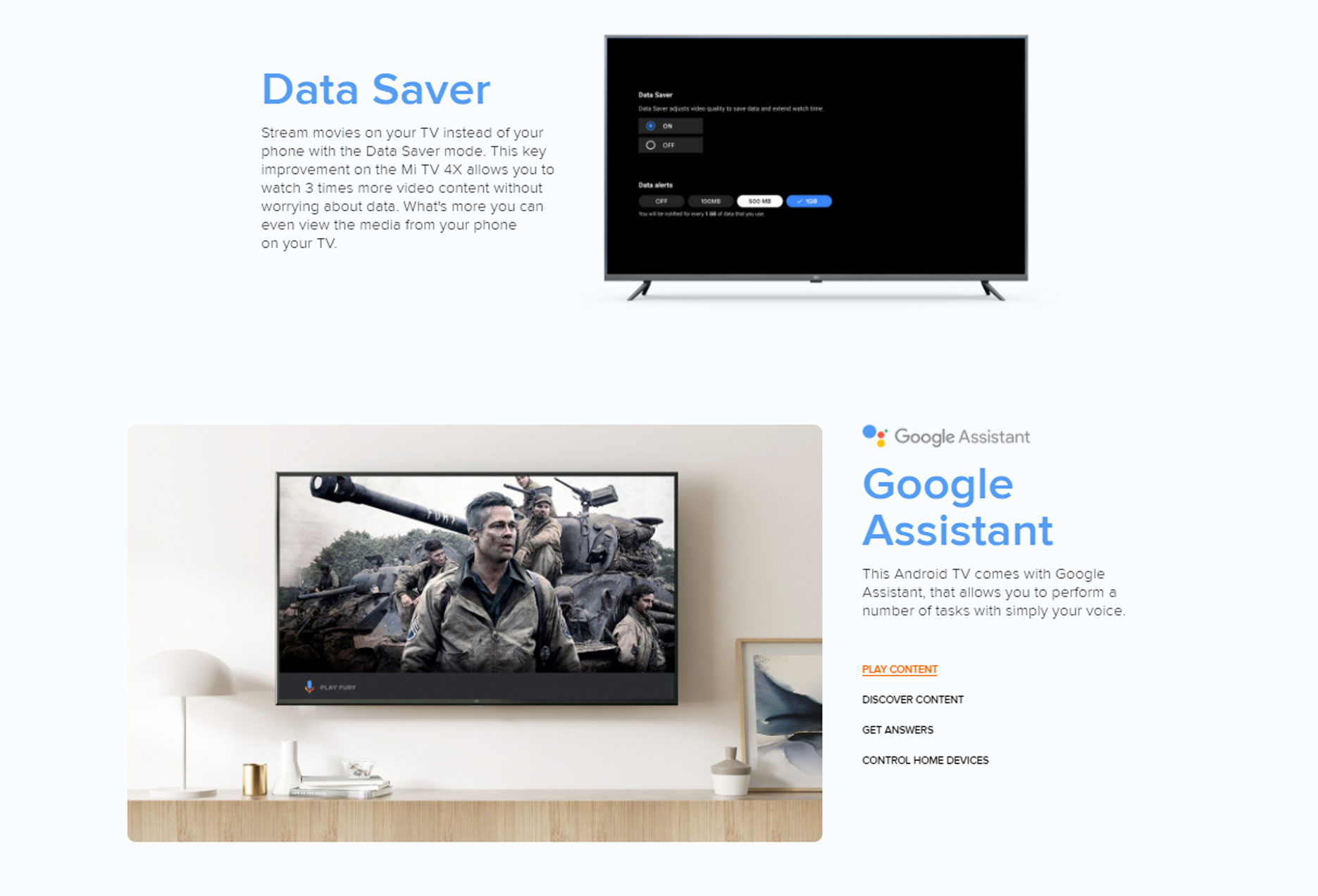 Mi TV 4X 163.9cm 65 Inch 4K UHD Android Smart LED TV